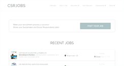 Desktop Screenshot of csrjobs.nl