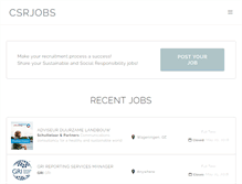 Tablet Screenshot of csrjobs.nl
